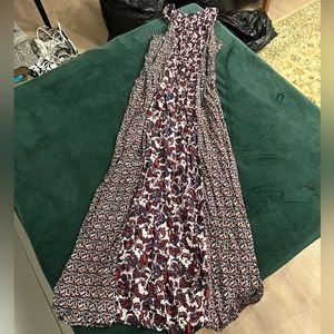 Japna Maxi Dress Handmade in India Women’s Large Floral Pattern Sleeveless